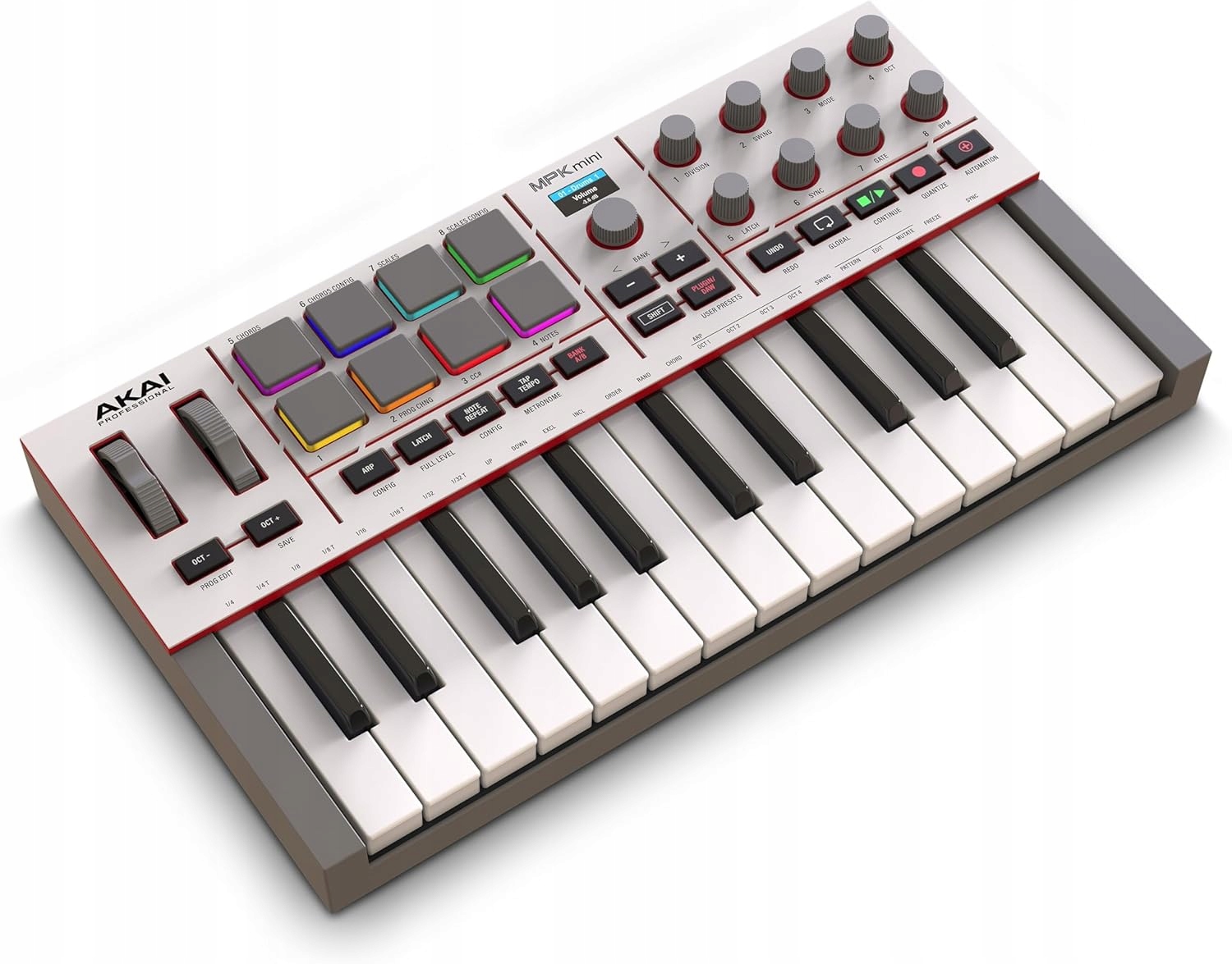 KLAWIATURA MIDI USB 25 KLAWISZY RGB PADY EKRAN DO PRODUKCJI