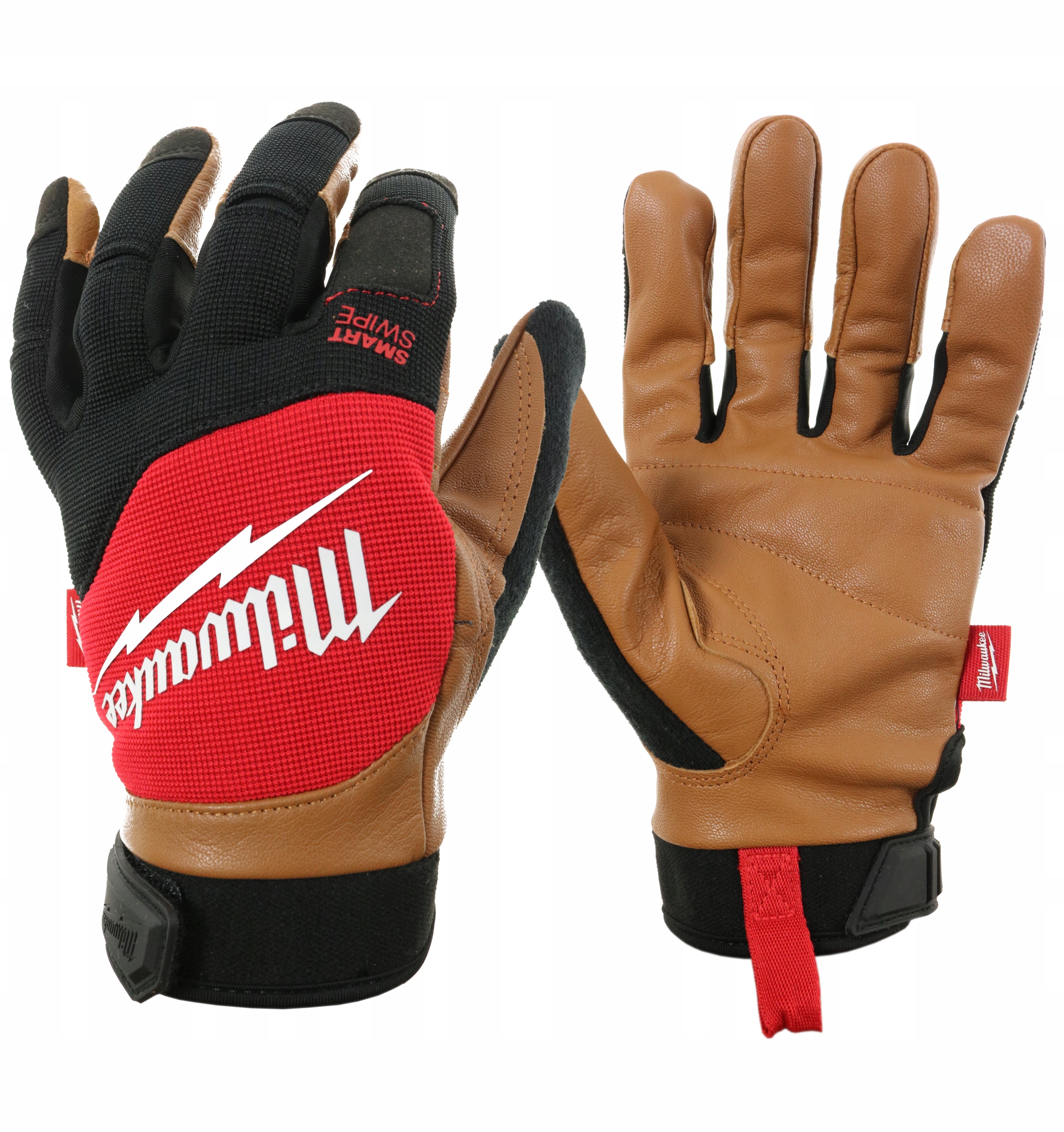 Rękawice Robocze Skórzane Hybrydowe Oddychające Rozmiar L-9 Milwaukee