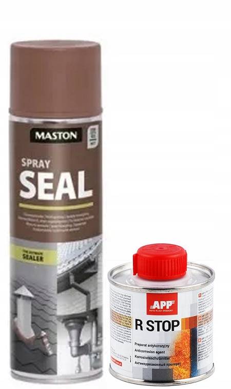 Seal uszczelniacz do dachów brązowy+r-stop na rdzę
