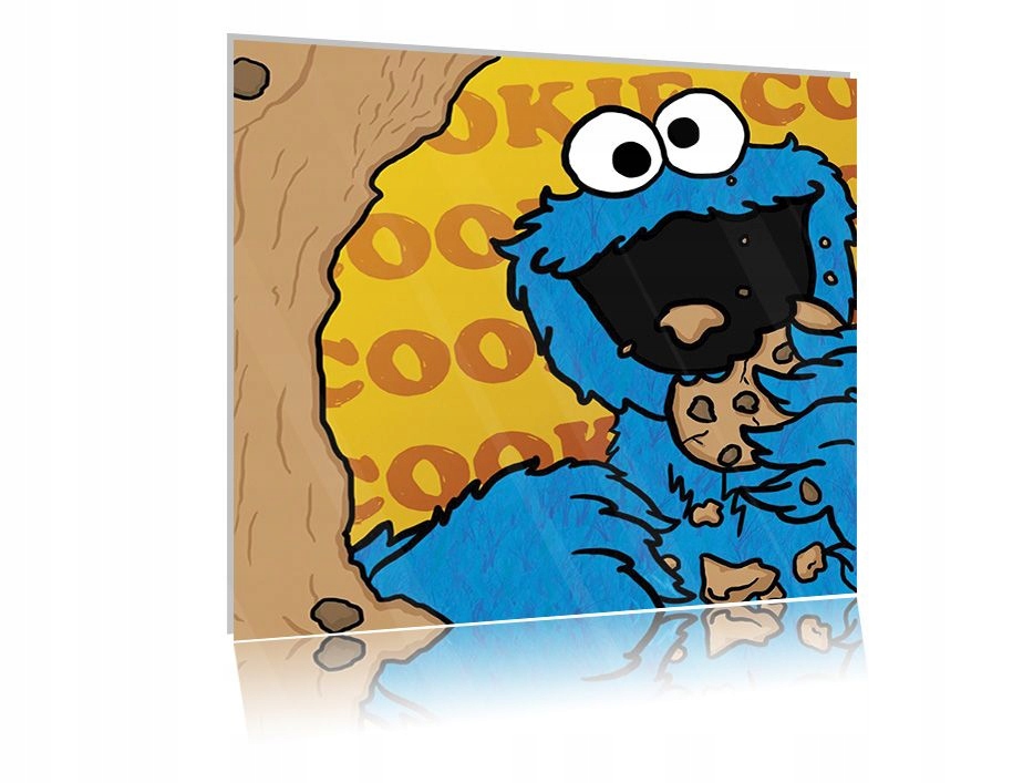 

Obraz szklany Ciasteczkowy Potwór 04 30x30