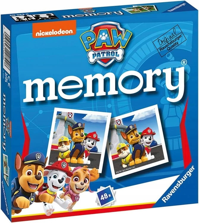 Ravensburger Gra pamięciowa memory memo memorki Psi Patrol 20742