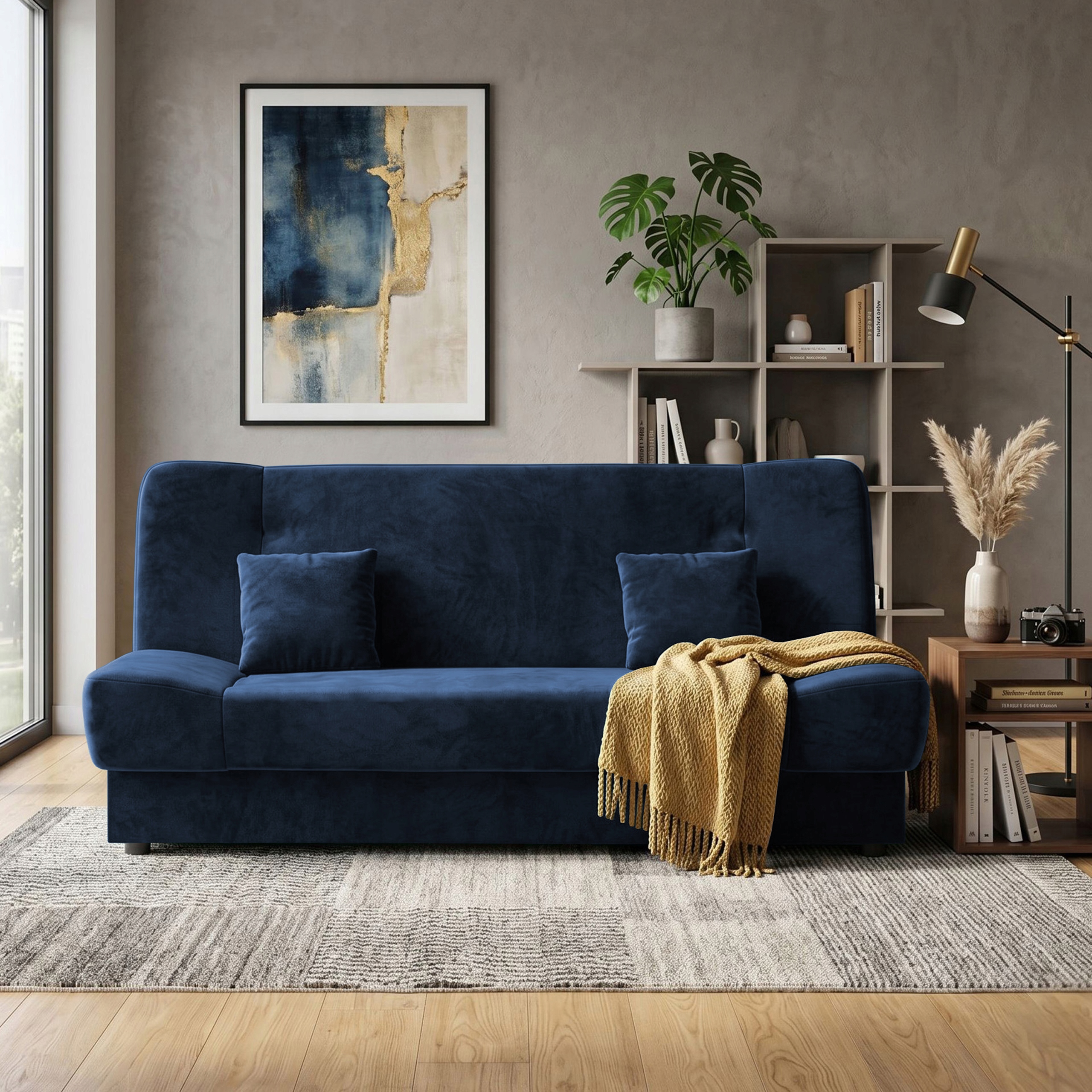 Rozkládací pohovka Funkce Spaní Postel Polský Výrobce Bueno 200x82 cm