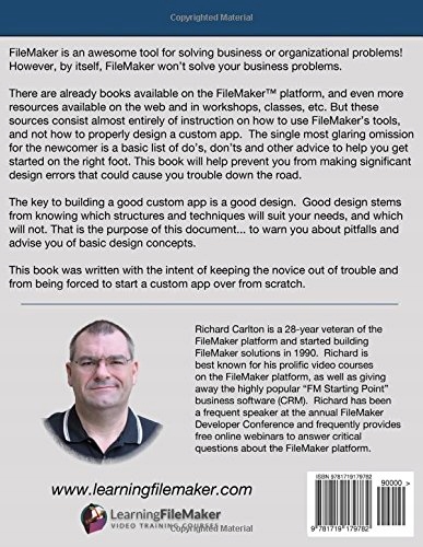 Carlton, Richard The FileMaker 17 Manual for Novices Język publikacji angielski