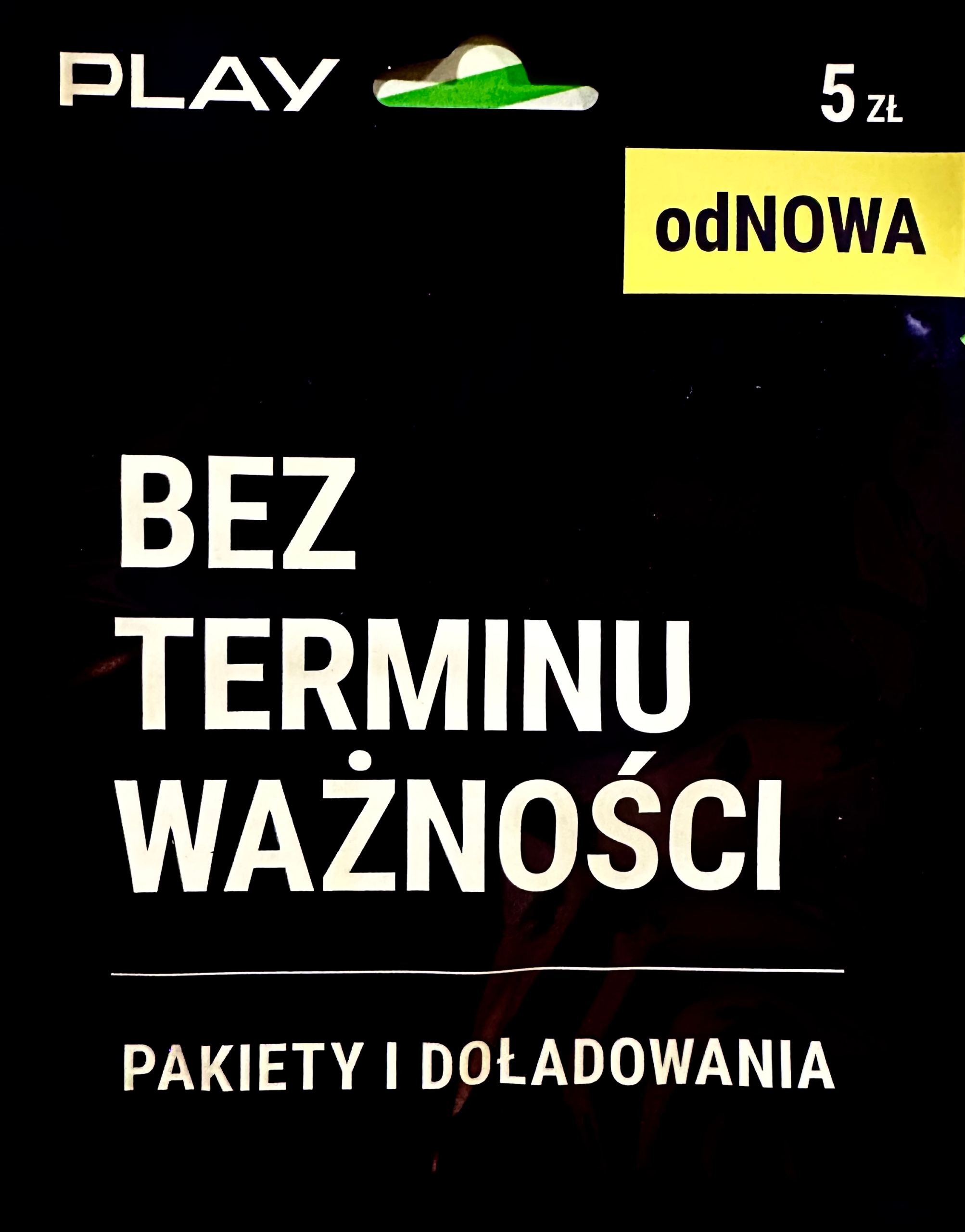 Play OdNOWA Bez Terminu Ważności smsy nawigacja lokalizator Gps Archiwalny