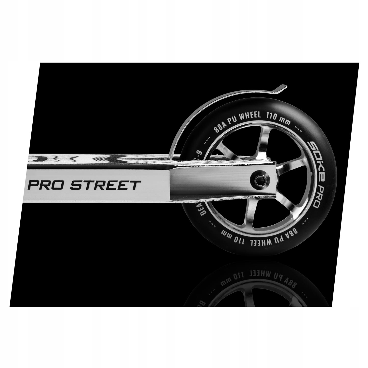 HAMULEC DO HULAJNOGI SOKE PRO STREET SREBRNY WYTRZYMAŁY I BEZPIECZNY Marka Inna marka