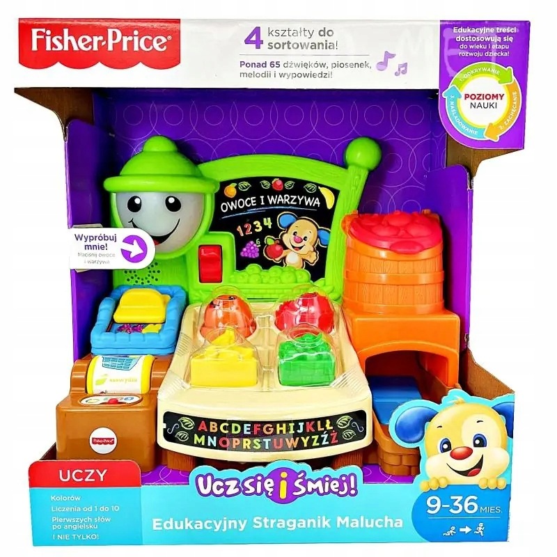 Straganik interaktywny Fisher-Price Smart Stages dla dzieci od 9 miesięcy