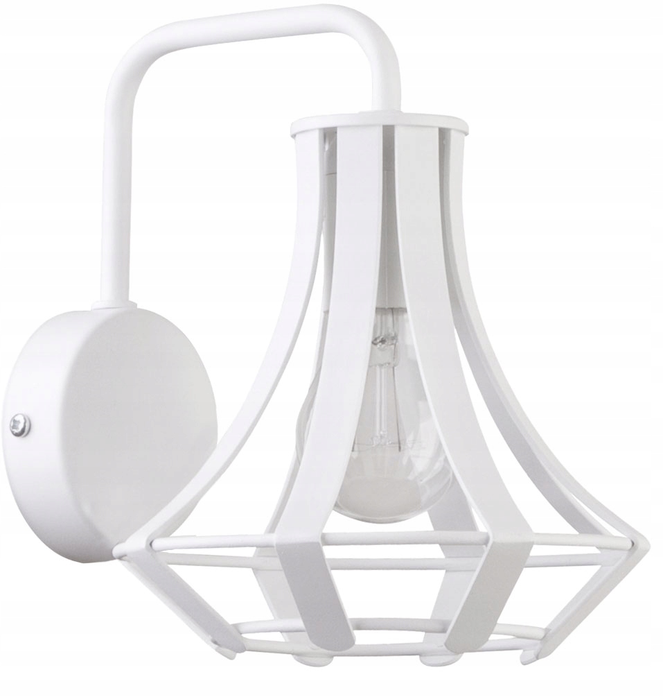 KINKIET LAMPA LED ŚCIENNA LOFT DO DOMU SALONU POKÓJ BIAŁY