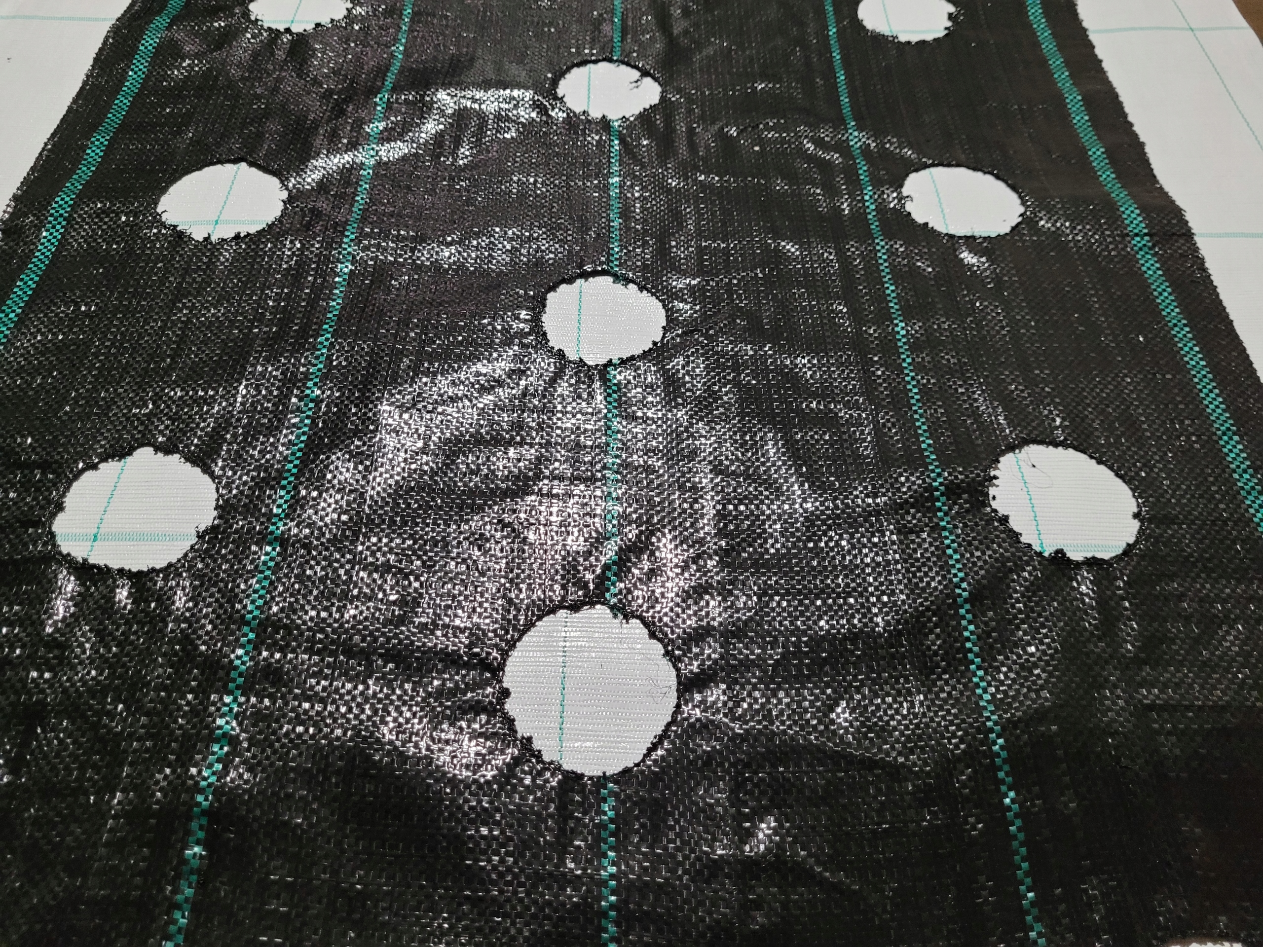 

Agrotkanina z Otworami 3 rzędy 110 cm X Na Metry