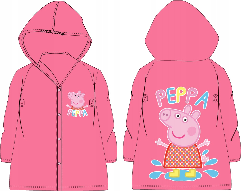 

Płaszcz Przeciwdeszczowy Świnka Peppa Pig 92/98