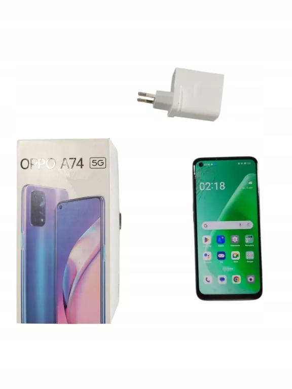 Смартфон Oppo A74 6 ГБ / 128 ГБ 5G серебро