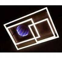 Modernistický obdĺžnikový stropné svietidlo, obrazová kompozícia, lampa do obývačky