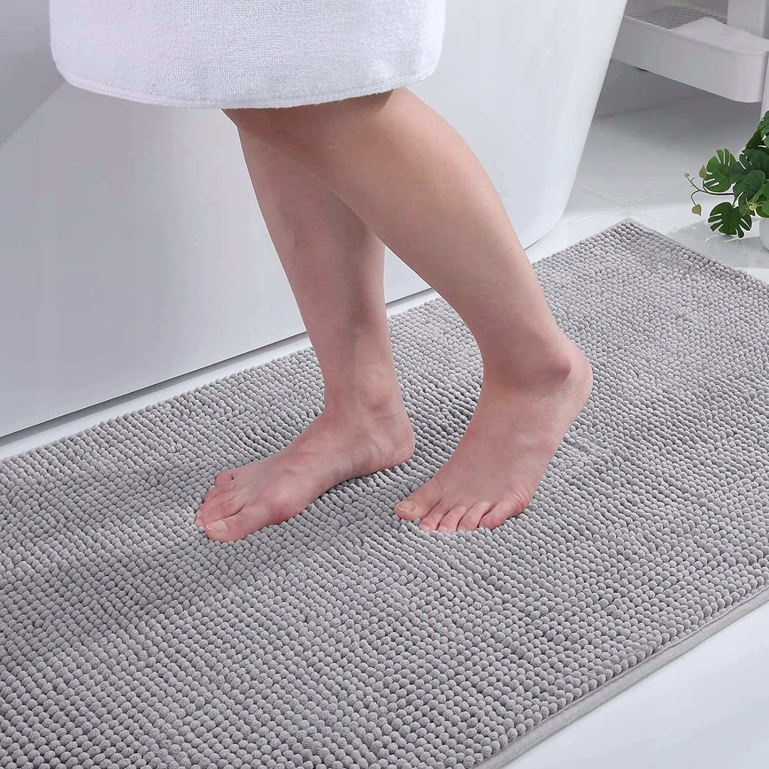 Koupelnové rohože Homaxy Chenille 40x60 cm Protiskluzové do koupelny