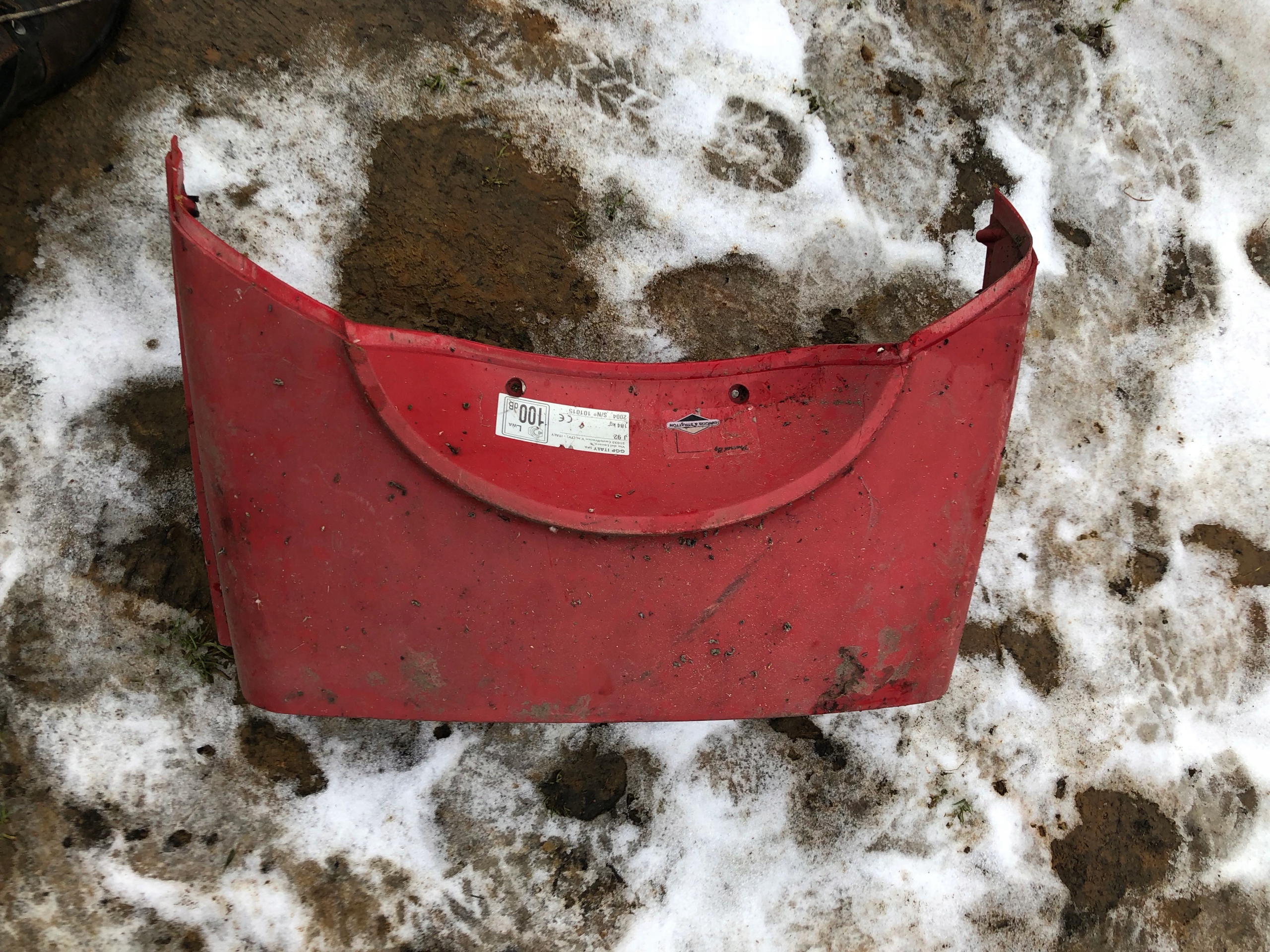 Osłona pokrywa Castelgarden Honda Typ osłona