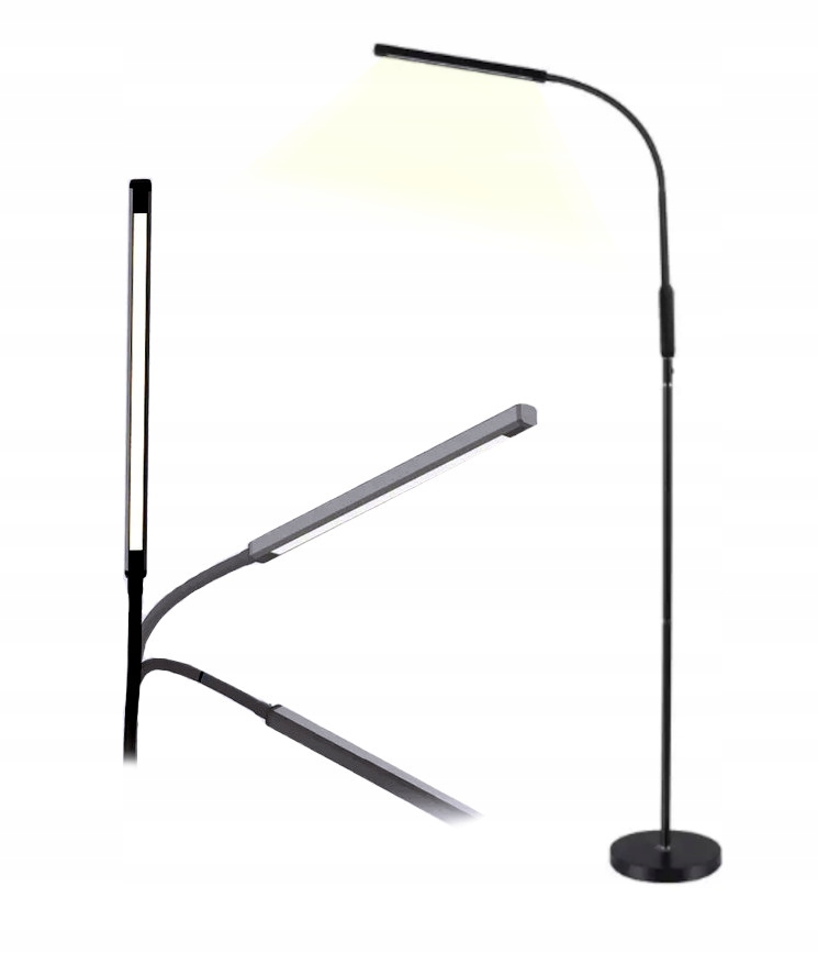 LAMPA LED STOJĄCA PODŁOGOWA LAMPKA BIURKOWA NOCNA ZASILACZ USB