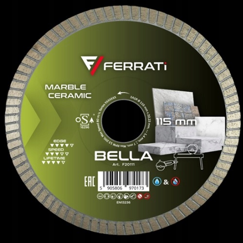 Ferrati Diamantový Kotouč Bella Ø 115 MM x 22,23 MM