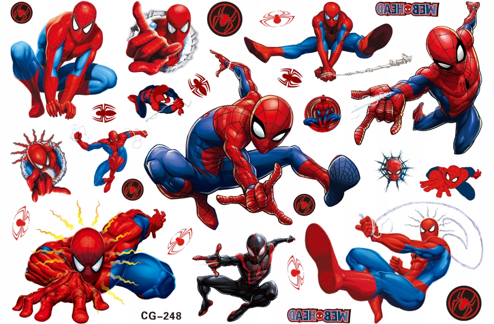 

Tatuaż zmywalny dla dzieci Spider-man CG248