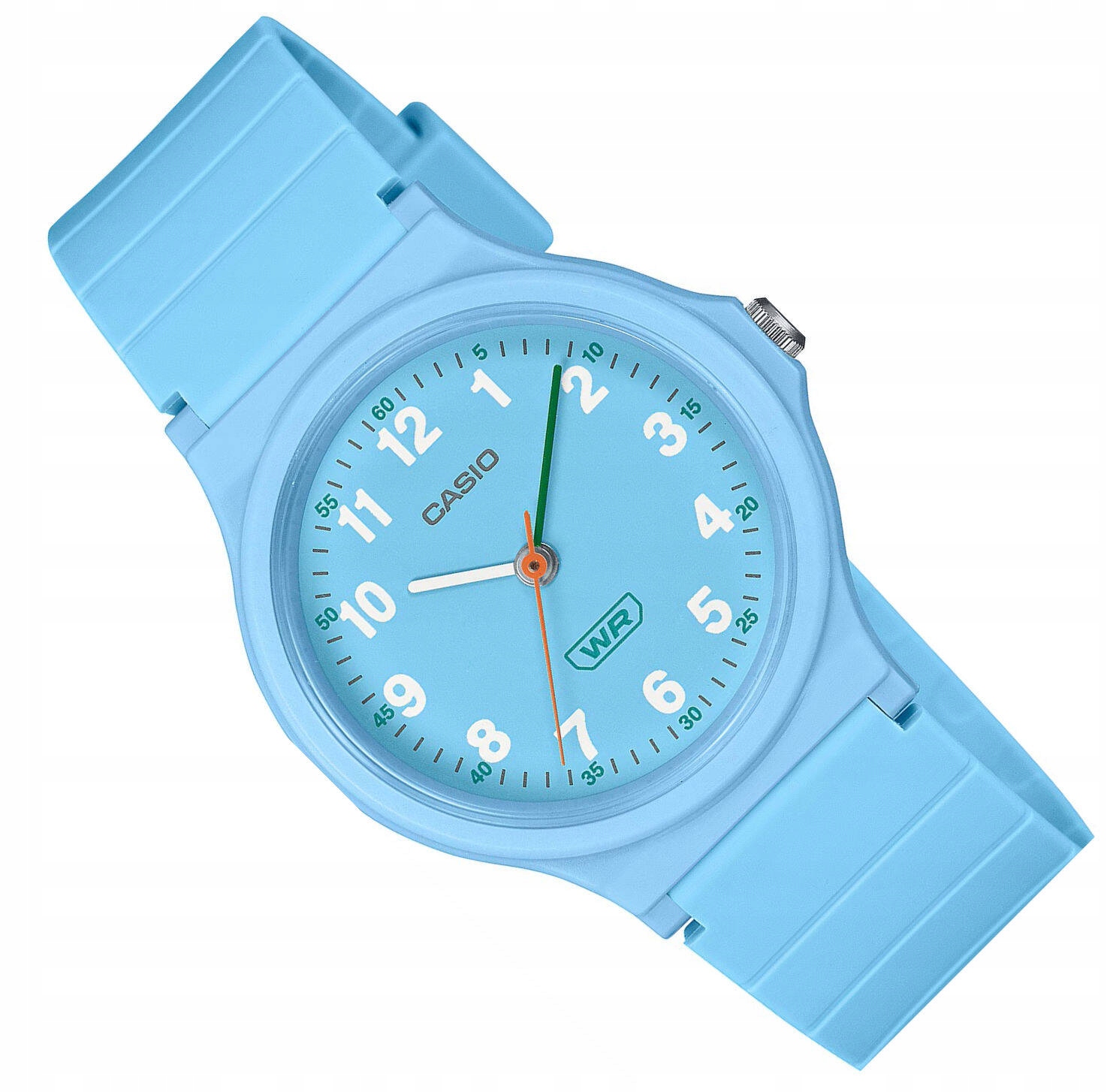 Malé Modré Klasické Čitelné Kulatý Dámské Hodinky Casio LQ-24B-2BEF