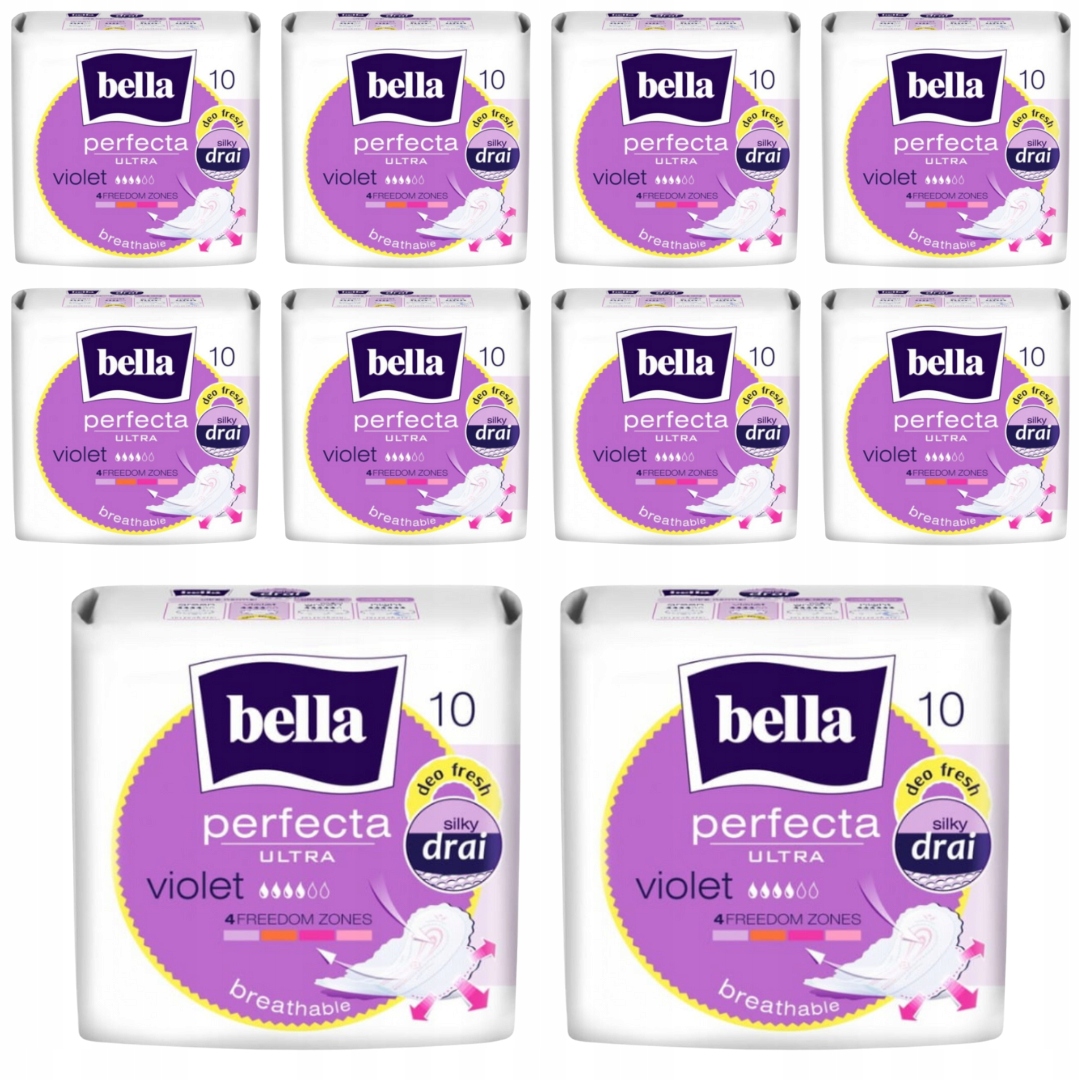 10 x Bella Podpaski a-10 Perfekta Violet