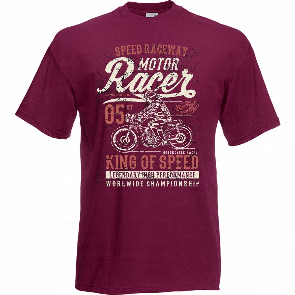 

Koszulka motocykl motor mocyklista XXL burgund