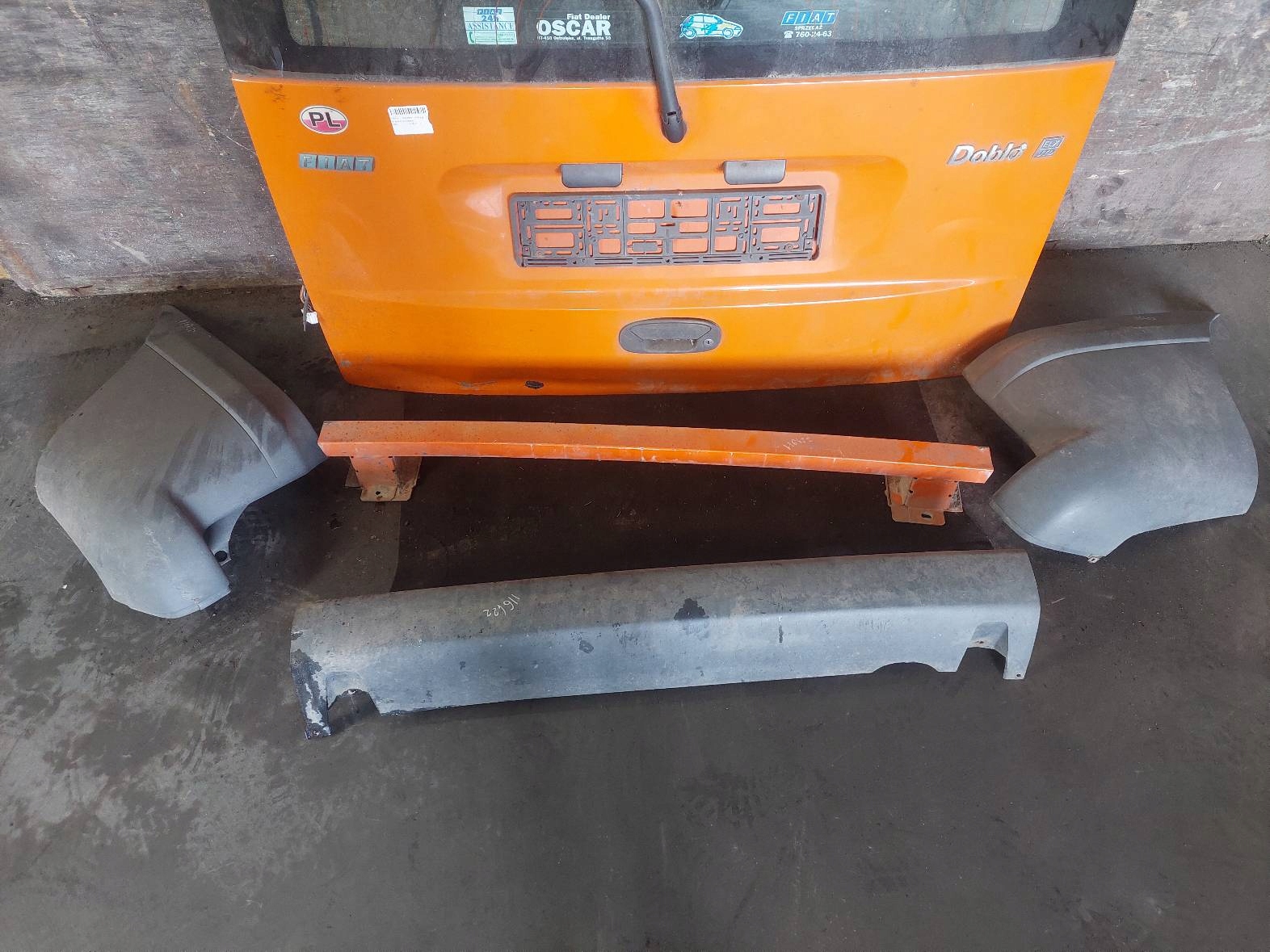 complete rear part FIAT DOBLO and 570