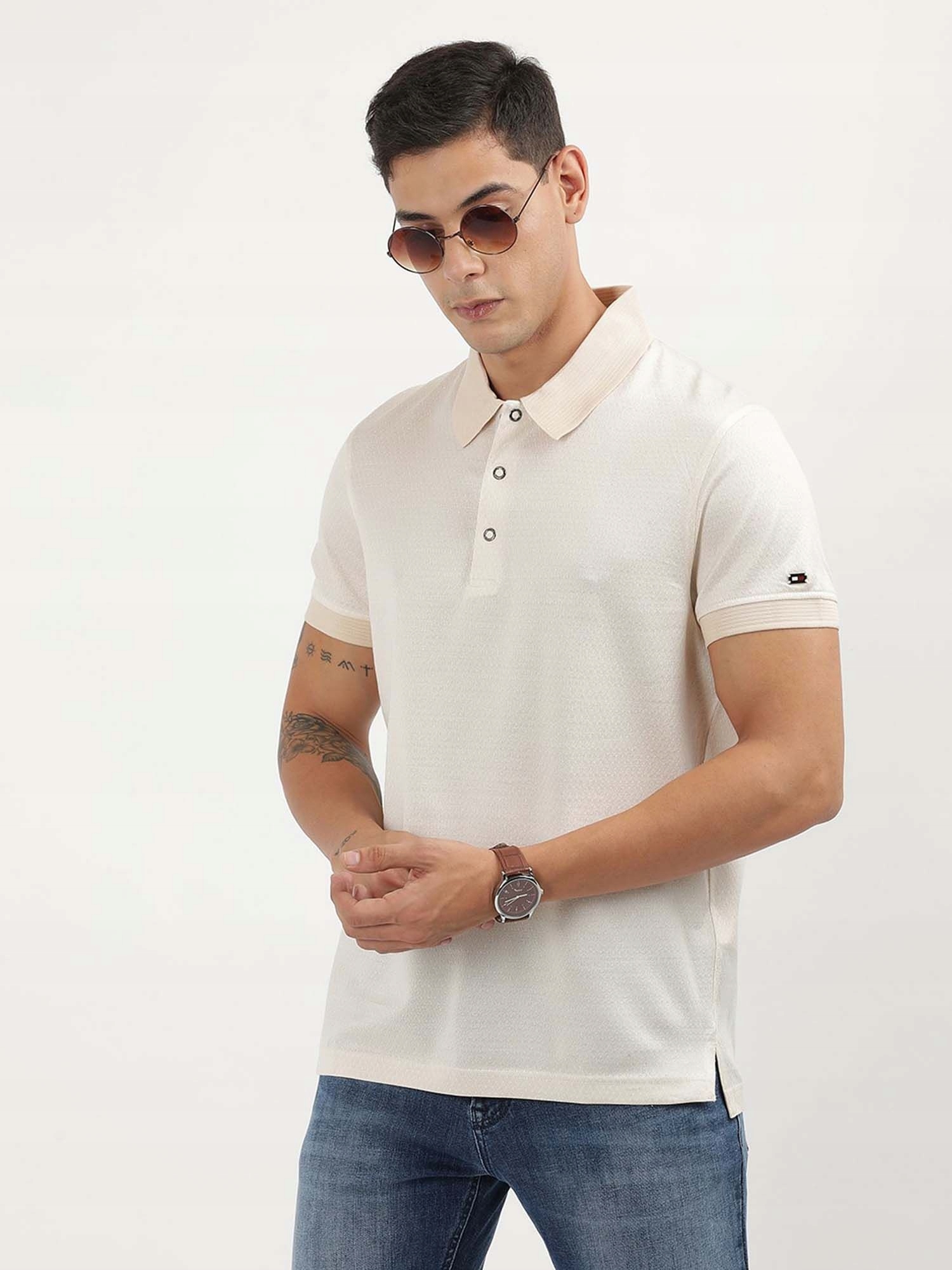 Tommy Hilfiger Polokošile Tonal Geo Structure MW0MW30799 AC0 R M