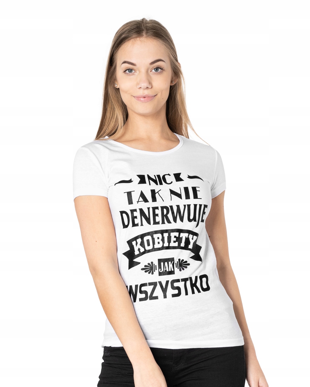 

Koszulka Tshirt Bluzka Damska Podkoszulek 555-1 XL