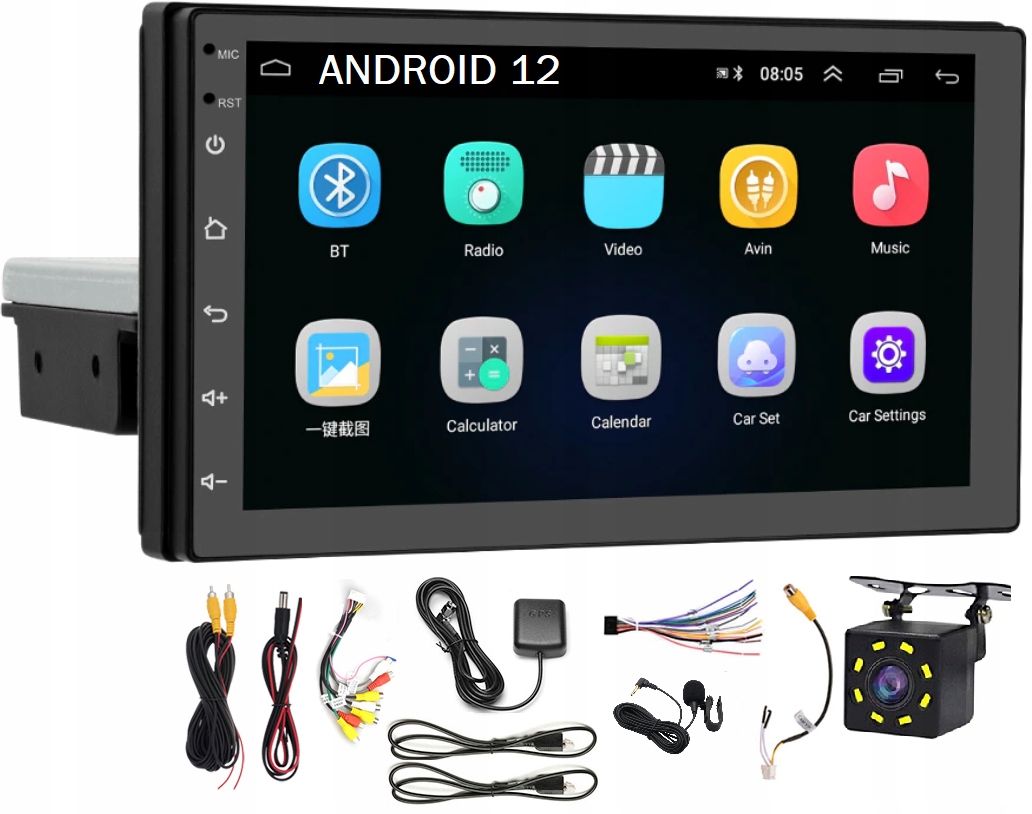 

Radio Samochodowe 1 Din Android 12 Gps Kamera 2/32
