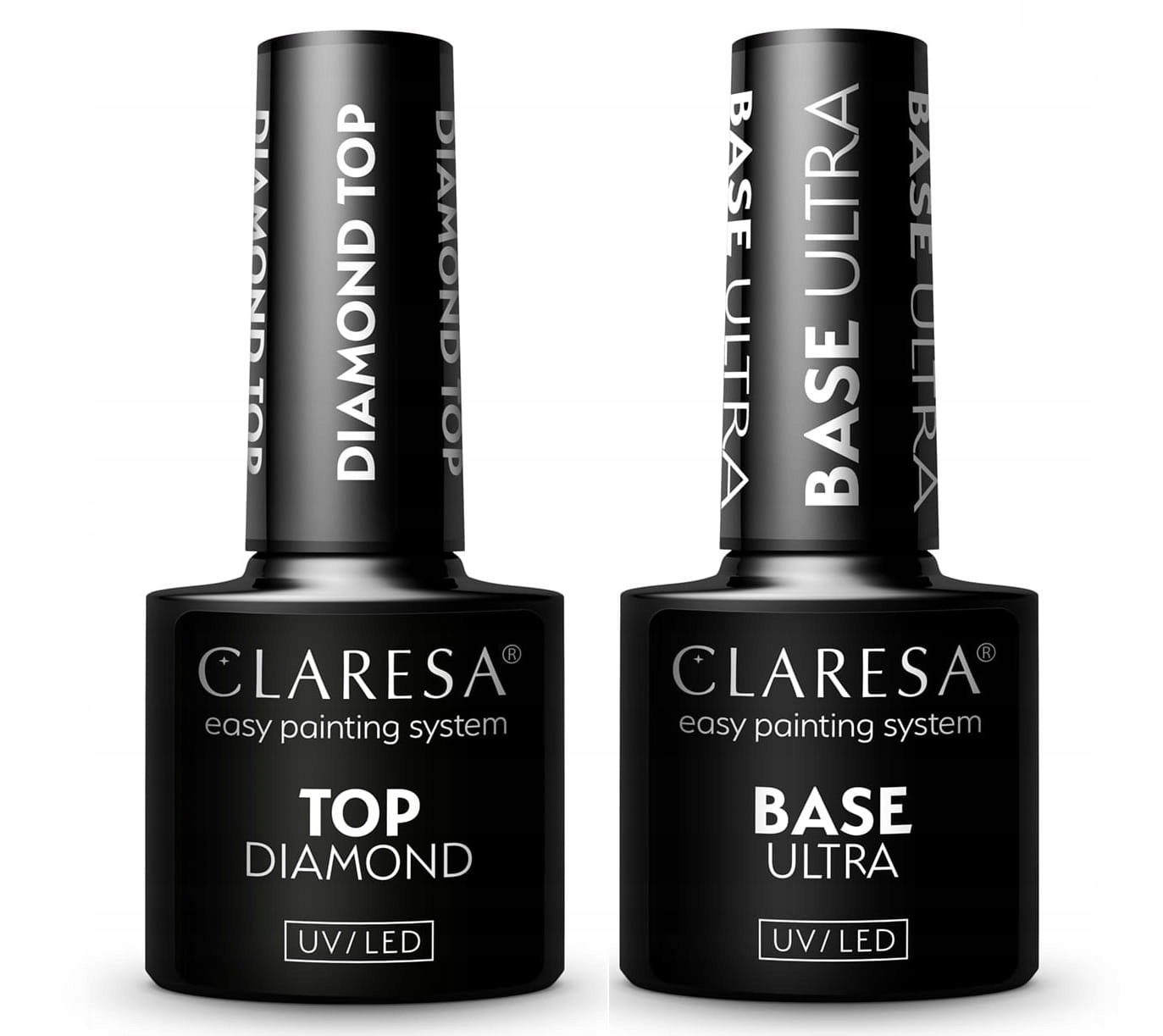 Claresa Top no wipe Diamond + Baza ultra
