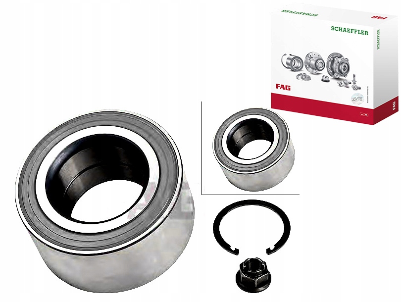 Ložisko Kola Volvo Přední S40 V40 Fag Sada řidiče #35