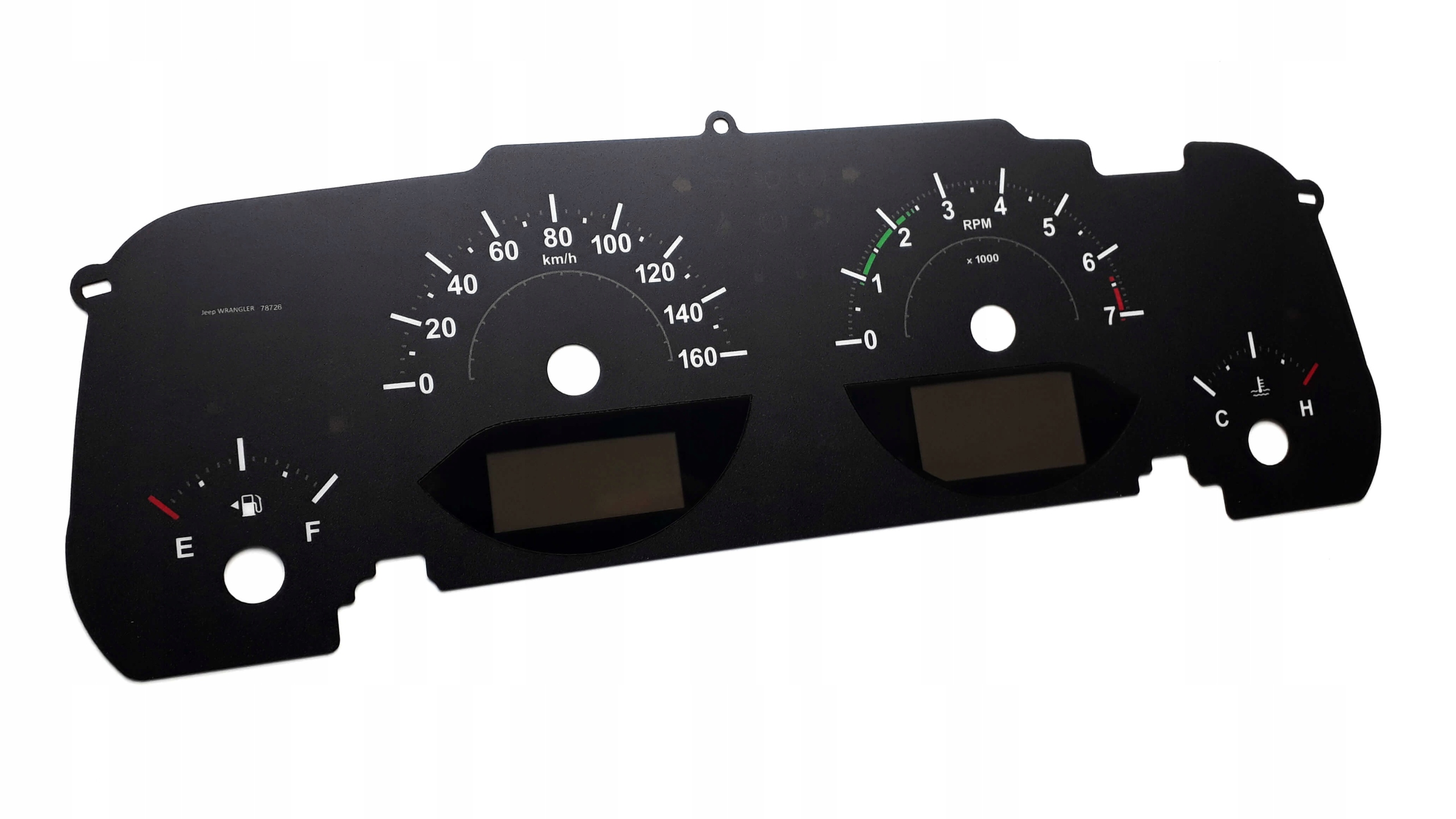 Jeep Wrangler JK - zamiennik z MPH na km/h MoMan