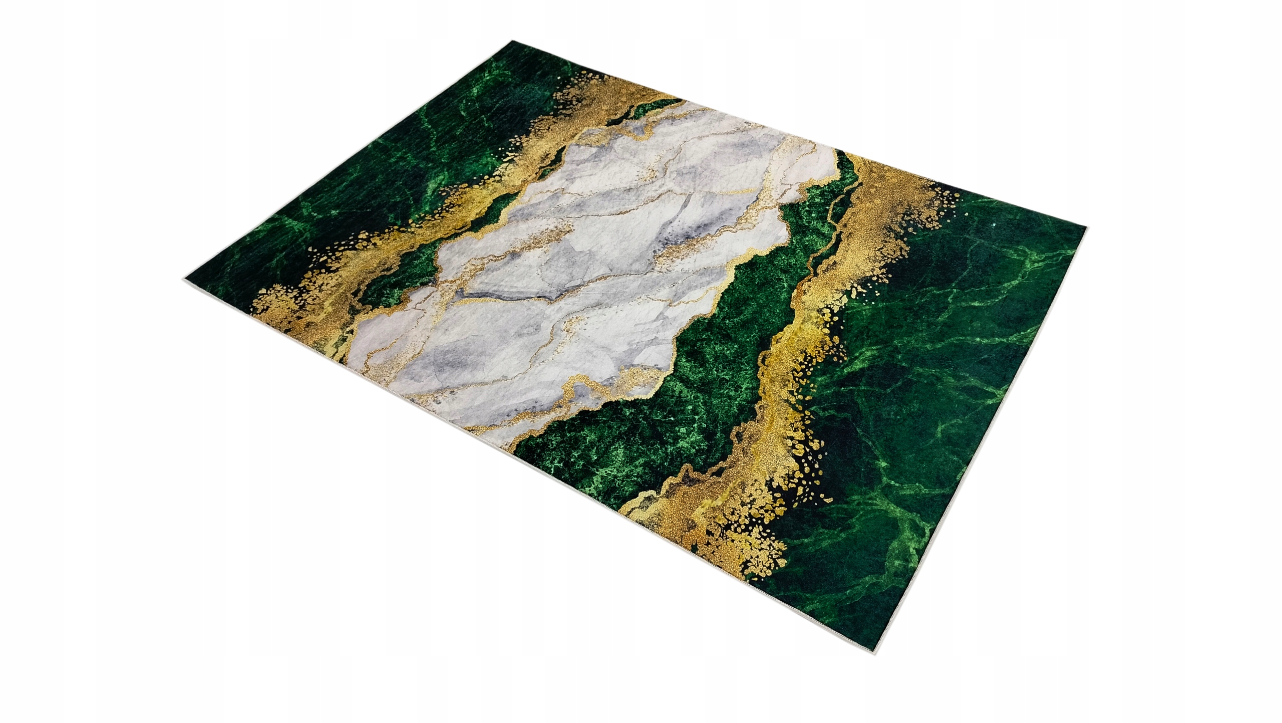 DYWAN 120x170 MARMUR ANTYPOŚLIZGOWY ZIELONY LOFT NOWOCZESNY MODNY DO POKOJU Marka Rugo