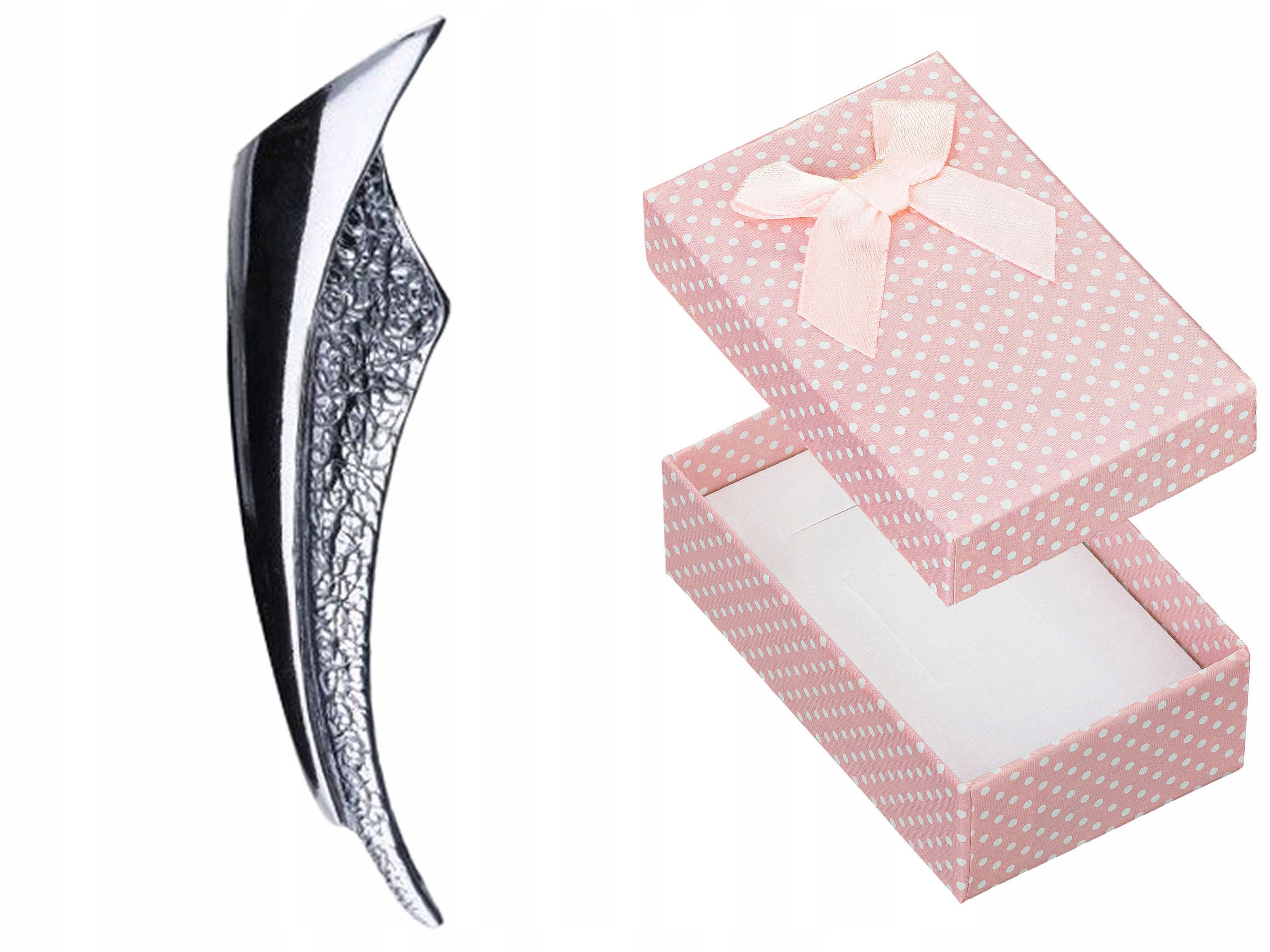 Stříbrný elegantní Přívěsek Oxidovaný asymetrický přívěsek Luk Stříbro 925