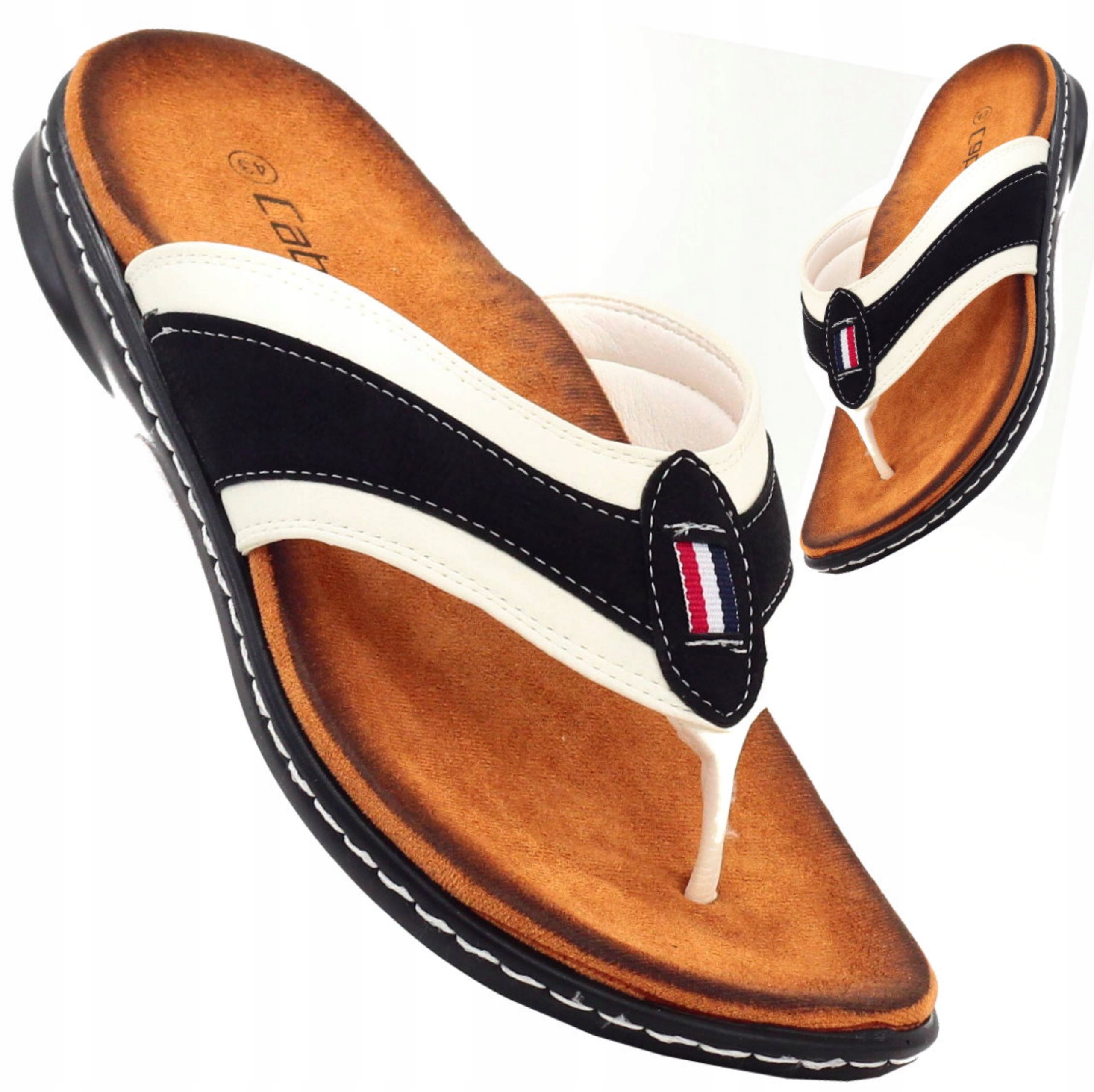 MĘSKIE KLAPKI JAPONKI SZYTE PROFILOWANE CODZIENNE Długość wkładki 27 cm