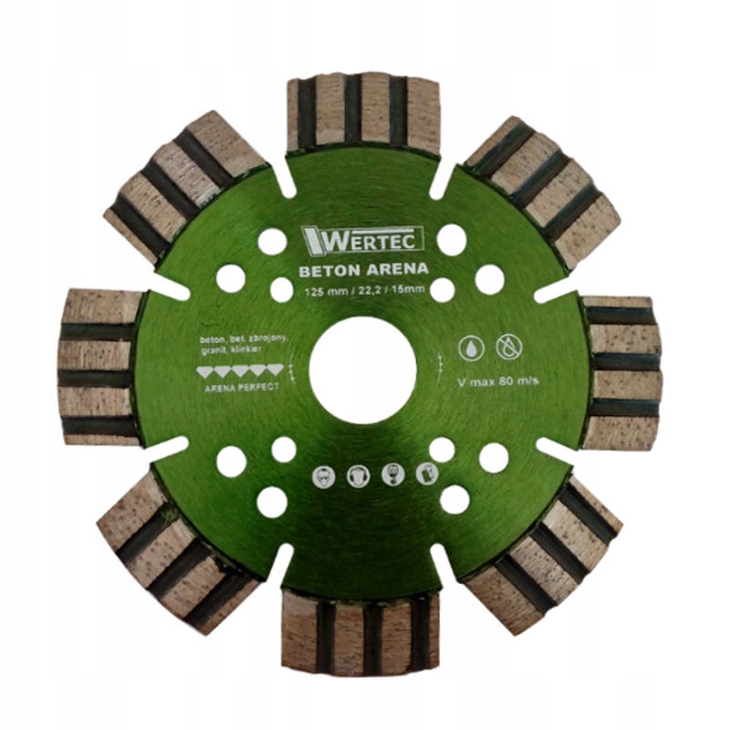 

Tarcza Diamentowa do cięcia 125mm ARENA125 beton