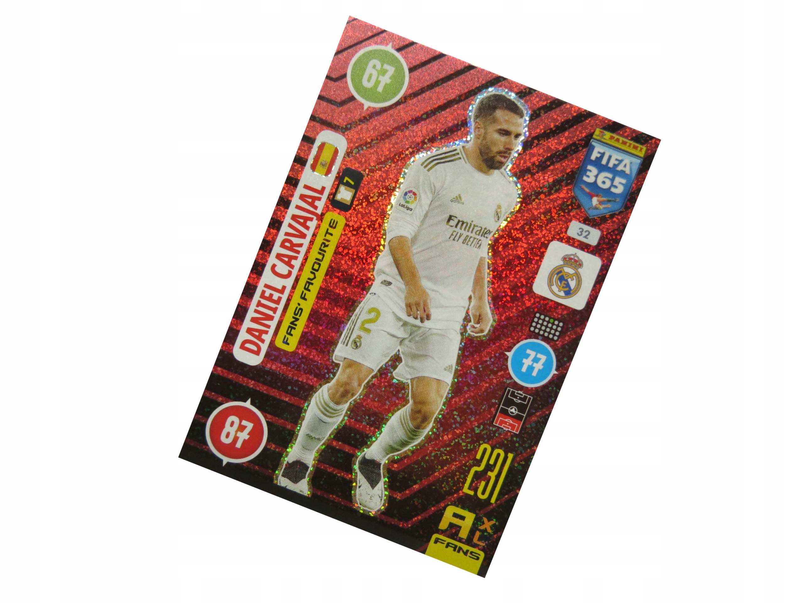 Panini Fifa 365 2021 Karty Piłkarskie Fans Favourite Carvajal 32 Real