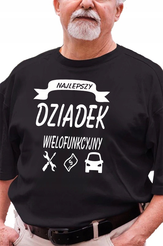 

Koszulka Na Dzień Dziadka Super Prezent Hit XL