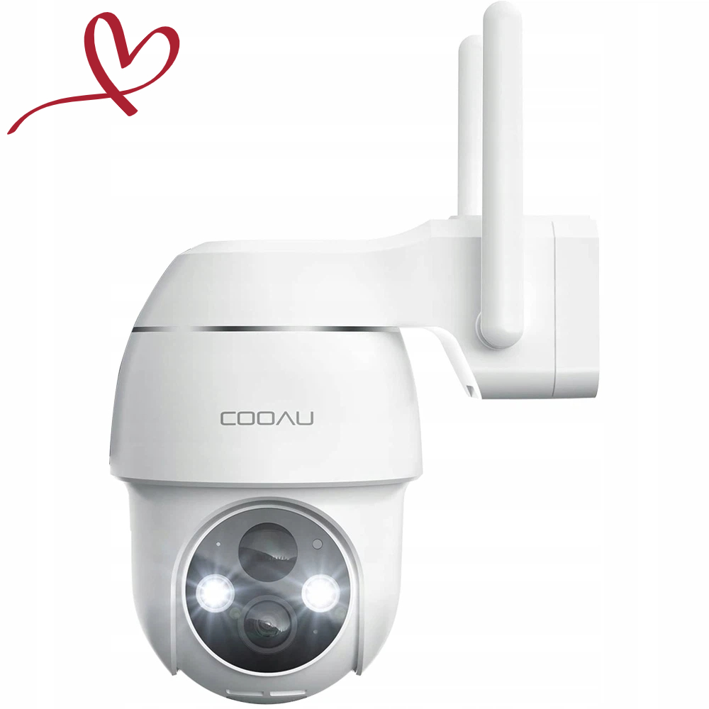 Chytrá Venkovní Wifi Otočná Kamera Full Hd 2K 3MP 4X Zoom Detekce