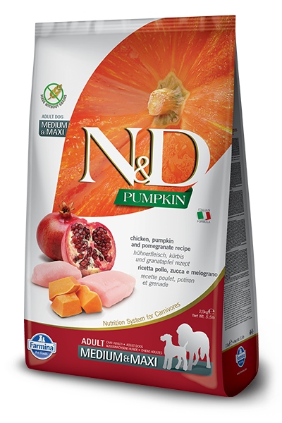 Levně Farmina N&DPumpkin Grain Free canine Kuře, Granátové Jablko Adult 12kg
