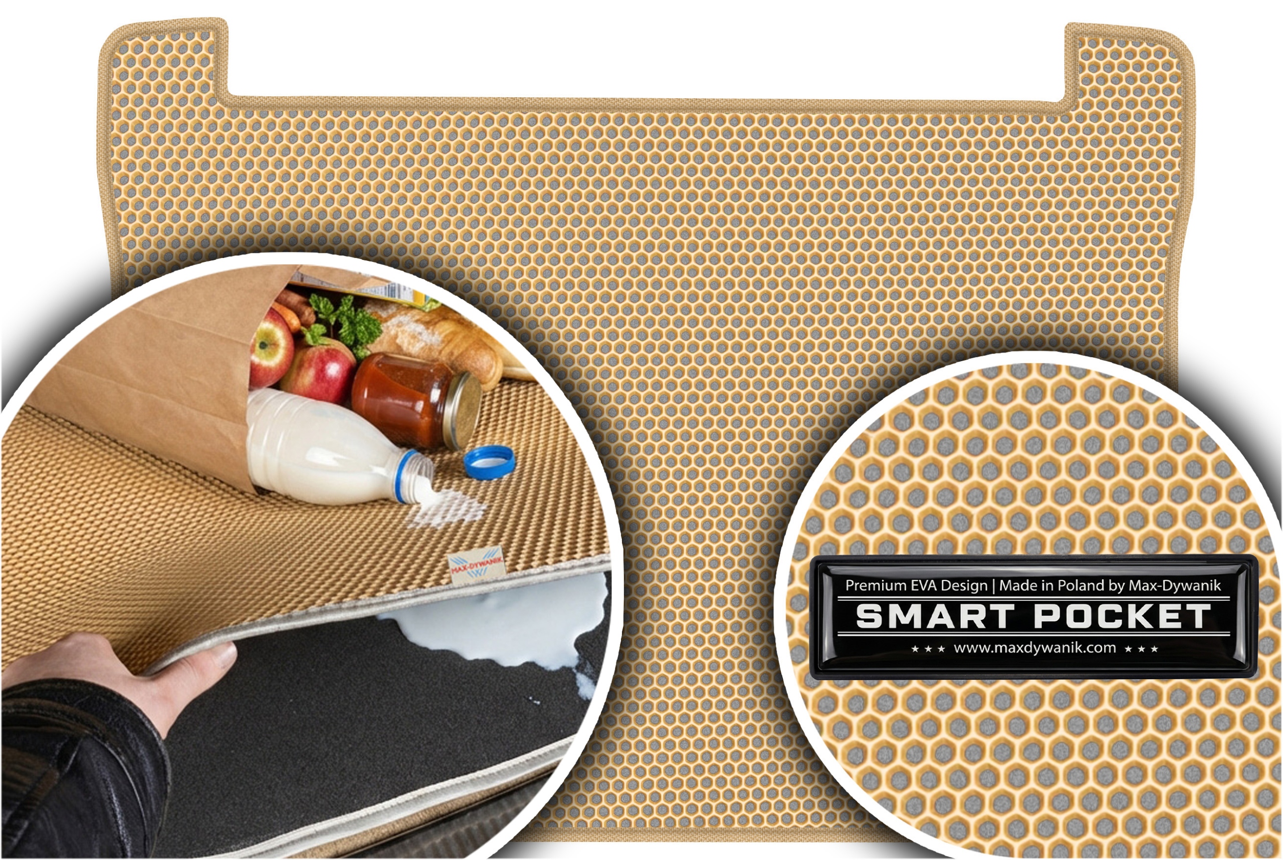 Toyota Yaris I Hb 5D 1999-2005 Vložka do batožinového priestoru Eva Smart Pocket Béžová