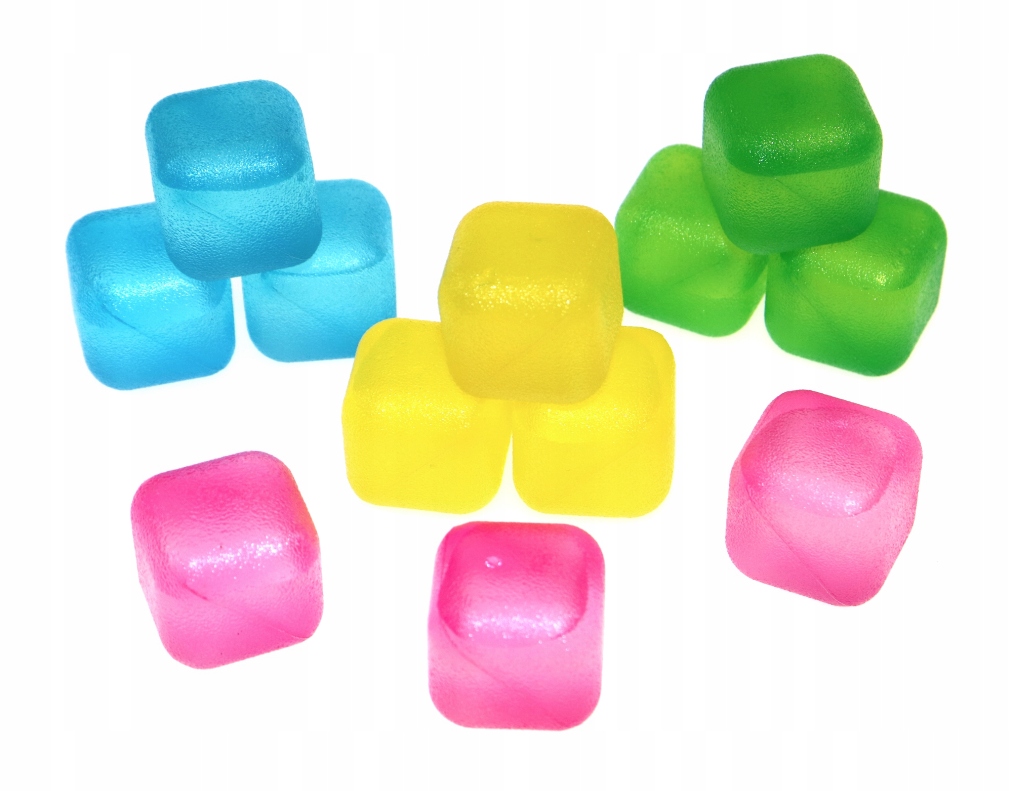 

Plastikowe kostki do lodu wielokrotnego użytku MIX
