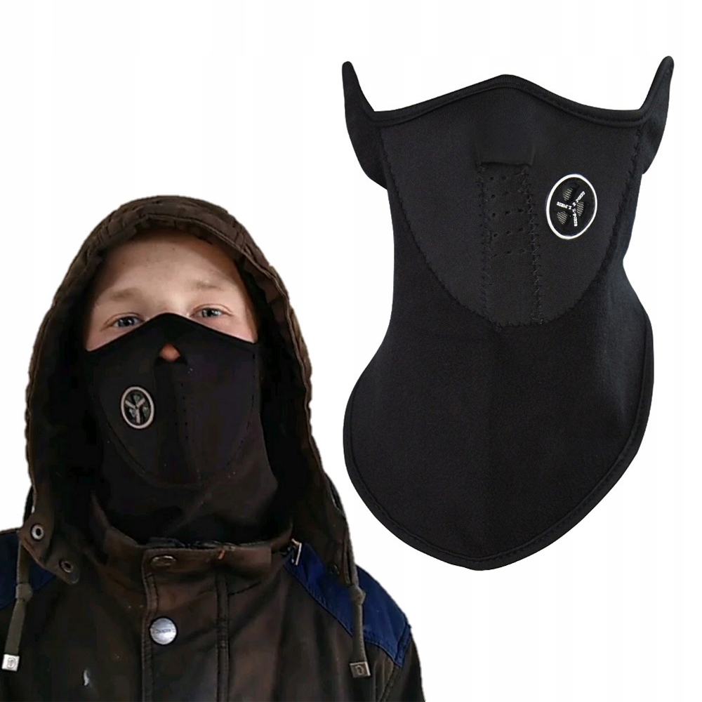 MASKA KOMINIARKA TERMOAKTYWNA NEOPRENOWA NA TWARZ