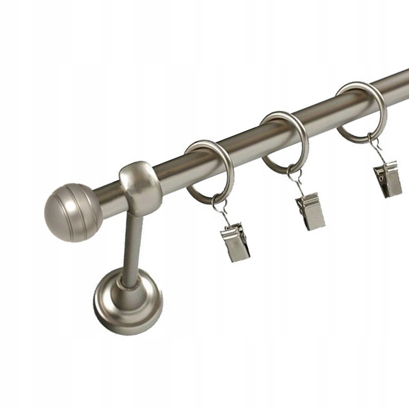 

Karnisz do wnętrza mieszkania 220 cm 16 mm Srebrny