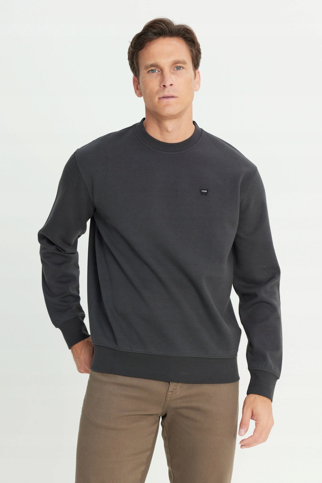 Męska bluza Wrangler Sweat Faded Black 112388637 S