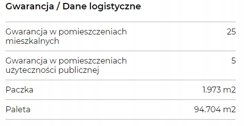 AC5 Panele podłogowe Classen Energy Dąb Sacramento Szerokość produktu 19.2 cm