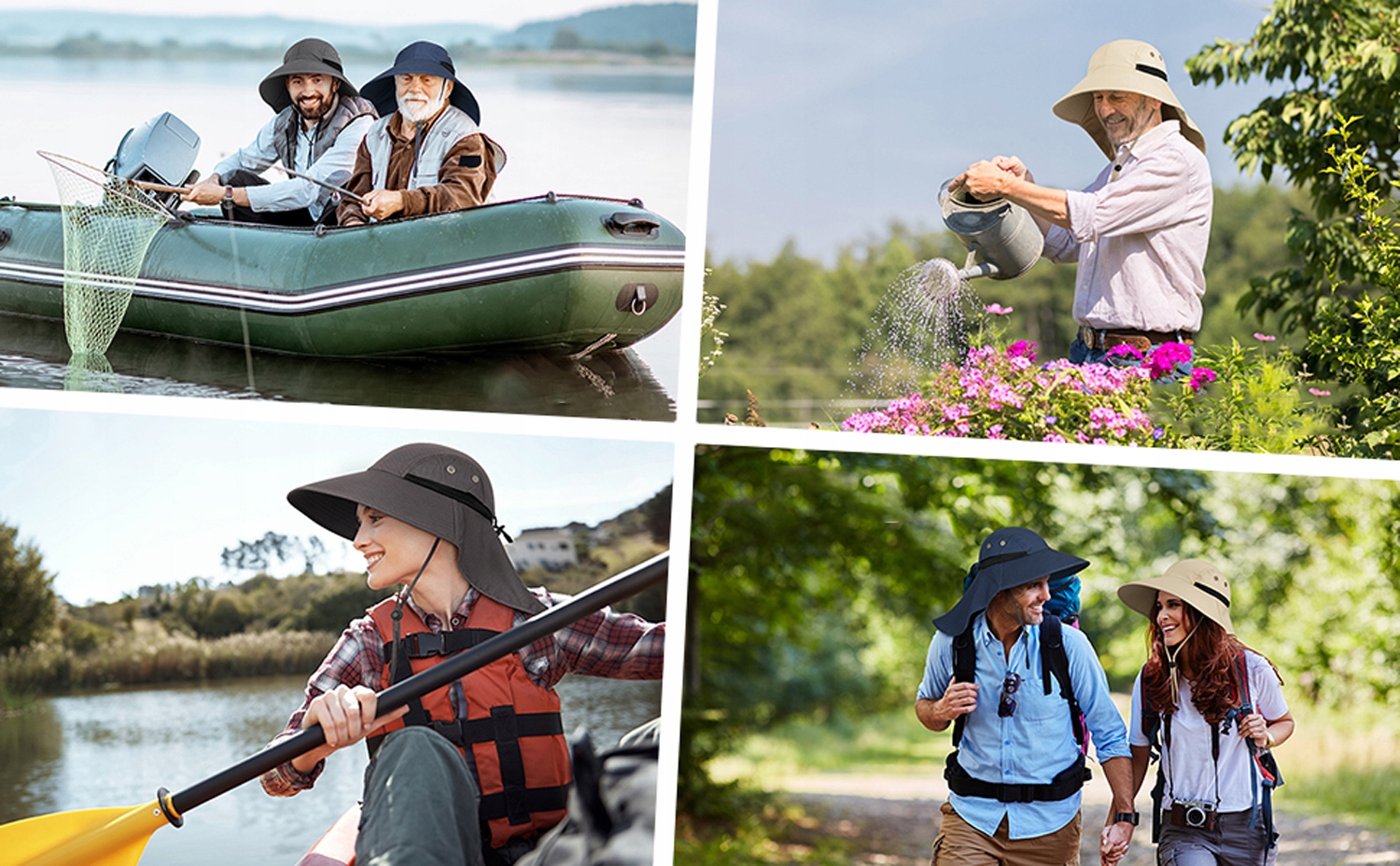 CZAPKA MĘSKA CZAPKA PRZECIWSŁONECZNA Z OCHRONĄ UV SAFARI BOONIE CZAPKA Z SZEROKIM rondem Rodzaj klasyczny