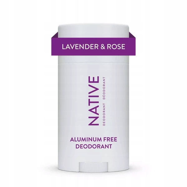 Native Lavender & Rose 75 g – tuhý deodorant pro ženy
