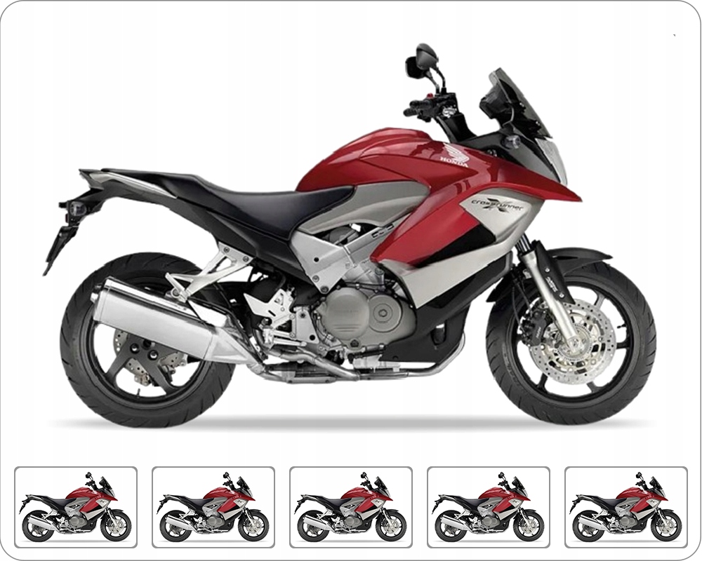 Samolepky Juula Pro Honda Vfr 800 X Crossrunner 2011-2014 Červené R195