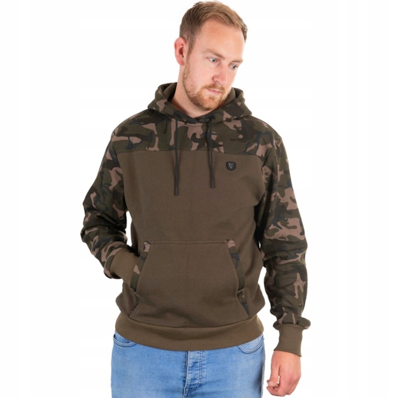 Bluza Wędkarska Z Kapturem Fox Khaki Camo Hoody S Dla Karpiarza