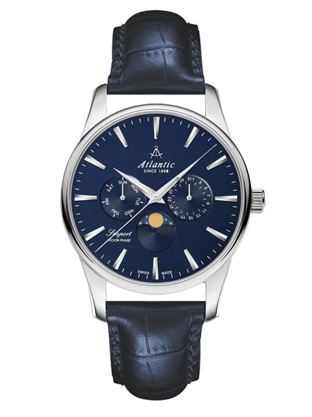 Atlantic Seaport Moon Phase 56550.41.51 41,00 mm Ronda 706.1