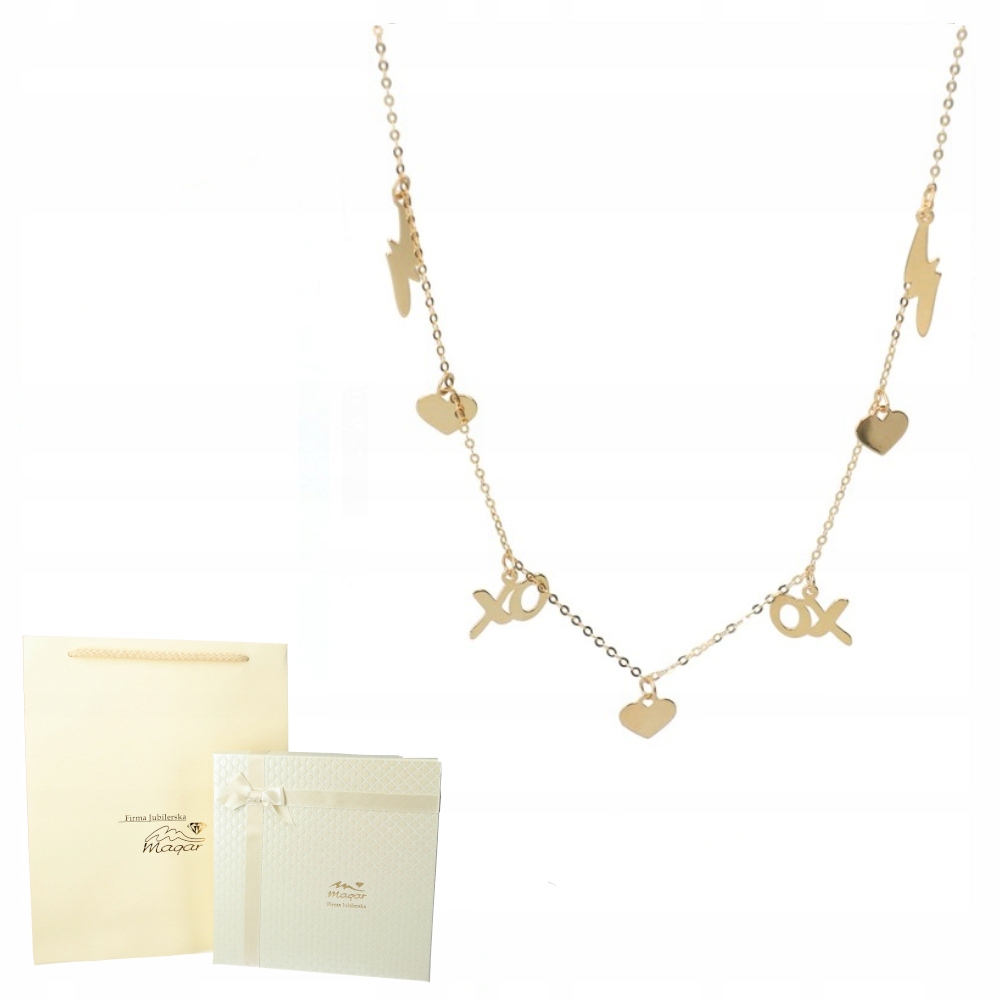 Zlatý náhrdelník Celebrity Zajímavé detaily 585